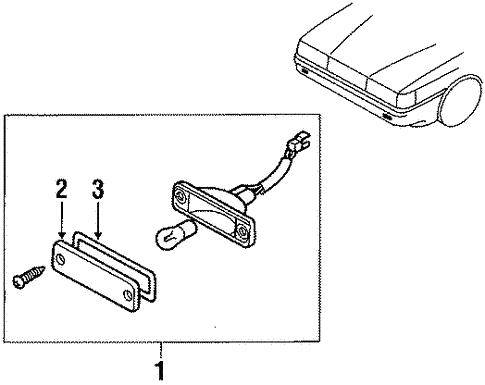 Signal Lamps for 1988 Mazda 929 #0