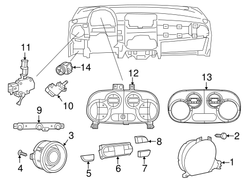 Electrical/Switches for 2015 Fiat 500 #2