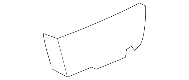 997-561-521-00 Деталь DRIP CHANNEL COVER, LEFT