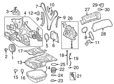 ENGINE/ENGINE PARTS for 2010 Toyota Sienna #1