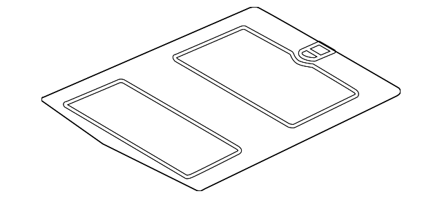 LR056227 Деталь SUNROOF GLASS