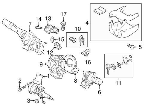STEERING/STEERING COLUMN COMPONENTS for 2014 Scion FR-S #1
