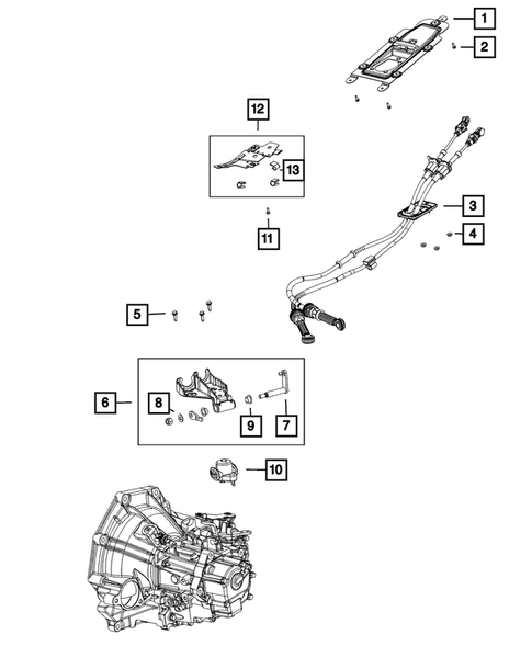 Gearshift Controls and Related Parts for 2015 Jeep Renegade #0