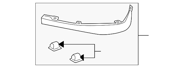 88975664 Деталь LOWER EXTN, RIGHT
