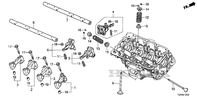 Engine/Valve - Rocker Arm (RR.) (V6) for 2013 Honda ACCORD SEDAN #1