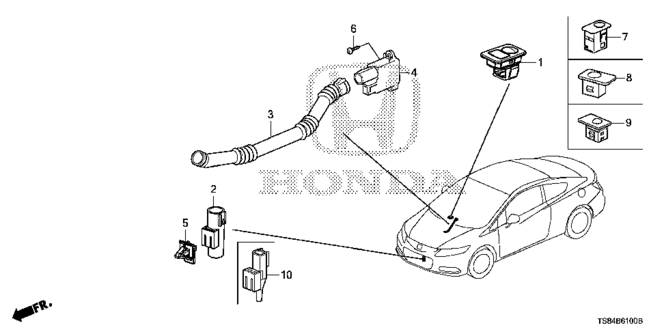 BODY / AIR CONDITIONING/A/C SENSOR for 2012 Honda CIVIC COUPE #1