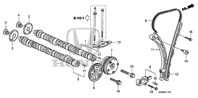 ENGINE/CAMSHAFT - CAM CHAIN (2.0L) for 2010 Honda CIVIC COUPE #1