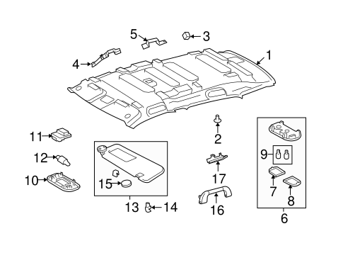 BODY/INTERIOR TRIM - ROOF for 2011 Scion xD #1