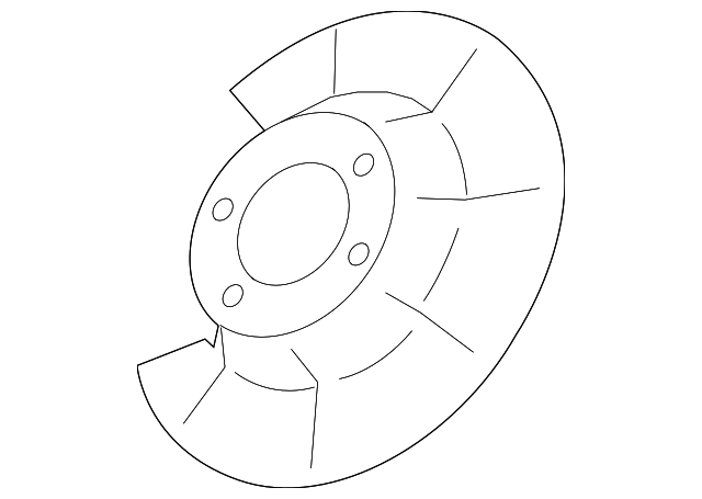 30714941 Деталь BACKING PLATE, RIGHT