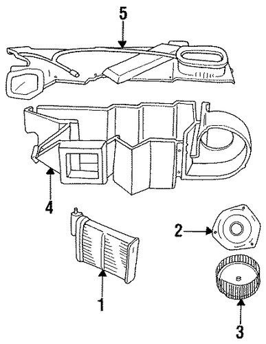 LeBaron BLOWER MOTOR & FAN 2