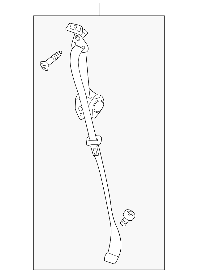 19208794 Деталь SEAT BELT ASSY, RIGHT