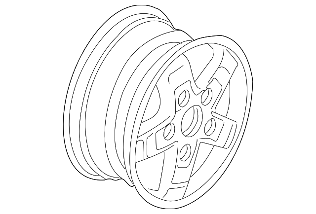 RRC112810MNH WHEEL, ALLOY