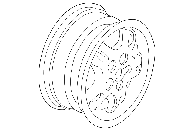 ANR4666MNH Деталь WHEEL, ALLOY
