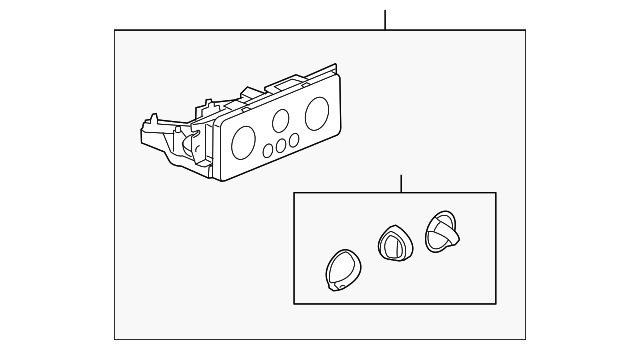 15806917 Деталь HEATER CONTROL