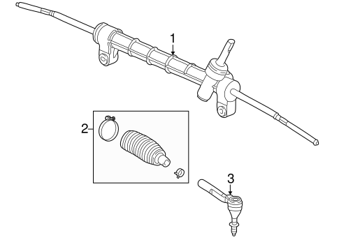 Vue STEERING GEAR & LINKAGE