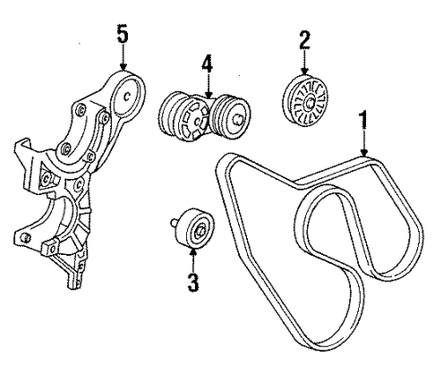 C1500 Pickup BELTS & PULLEYS