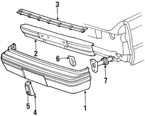 New Yorker BUMPER & COMPONENTS - REAR