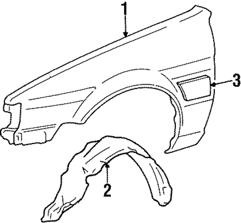 Nova EXTERIOR TRIM - FENDER