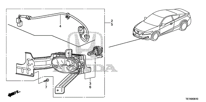 ELECTRICAL / EXHAUST / HEATER / FUEL/FOGLIGHT for 2012 Honda ACCORD COUPE #1
