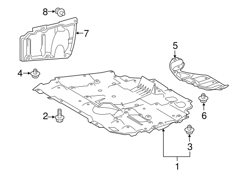 BODY/SPLASH SHIELDS for 2016 Scion iM #1