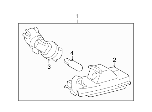 ELECTRICAL/LICENSE LAMPS for 2008 Toyota Yaris #2