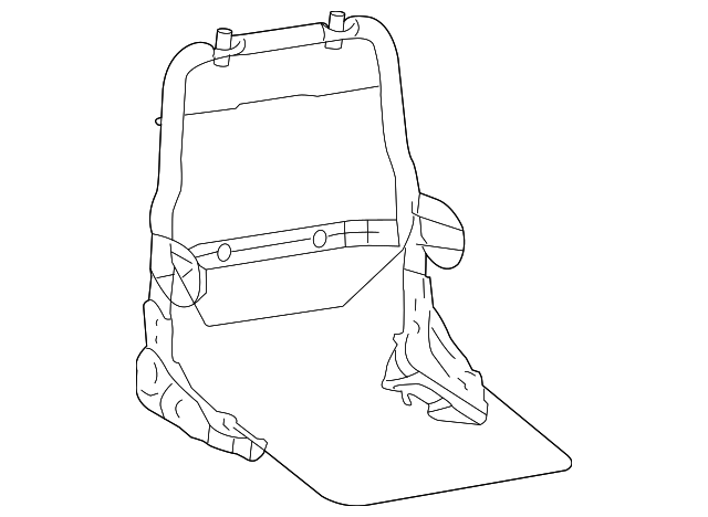 19123115 Деталь SEAT BACK FRAME