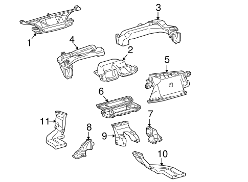 BODY/DUCTS for 2011 Toyota Corolla #1