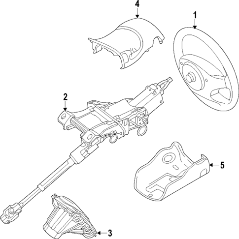 Steering Wheel for 2016 Ford Fusion #0