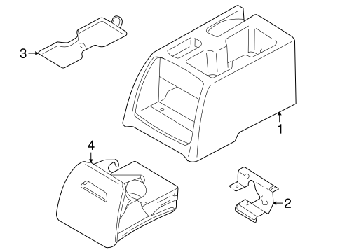 S40 CENTER CONSOLE