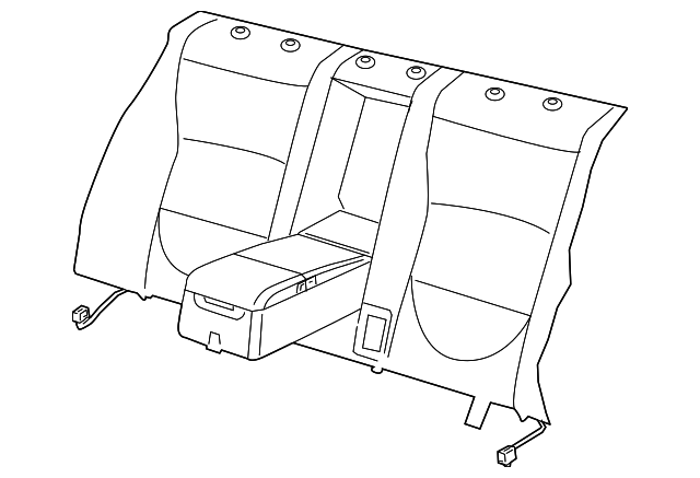 C2C14593LGJ Деталь SEAT BACK ASSY COVER