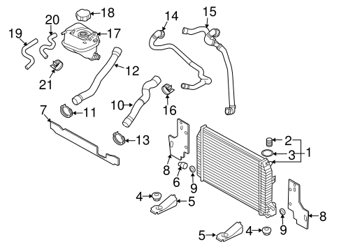 9-3 RADIATOR & COMPONENTS
