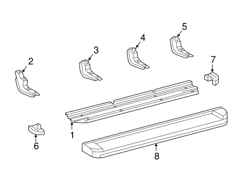 BODY/RUNNING BOARD for 2006 Toyota Tundra #1
