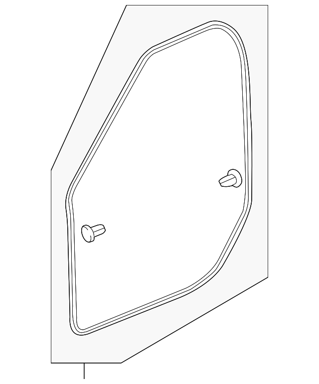 12778242 Деталь DOOR W'STRIP, LEFT