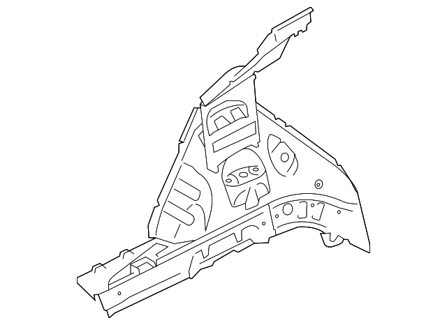 970-501-983-01-GRV Деталь INNER WHEELHOUSE, LEFT
