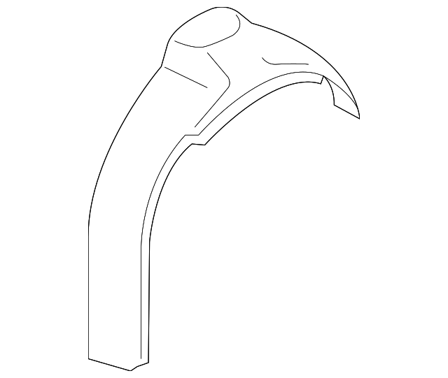 970-502-915-01-GRV Деталь OUTER WHEELHOUSE, LEFT