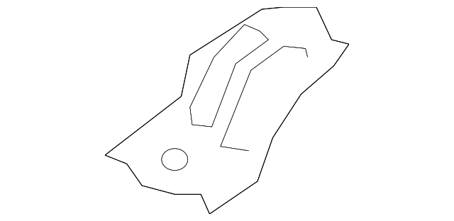 8A4Z5084A Деталь BRACKET, RIGHT
