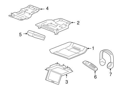 Yukon ENTERTAINMENT SYSTEM COMPONENTS