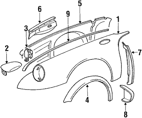 911 FENDER & COMPONENTS