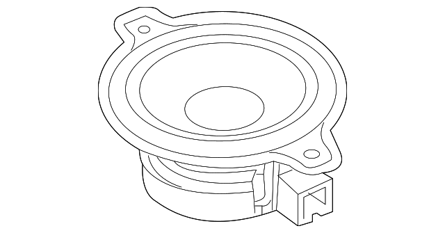 12788054 Деталь INST PNL SPEAKER, RIGHT
