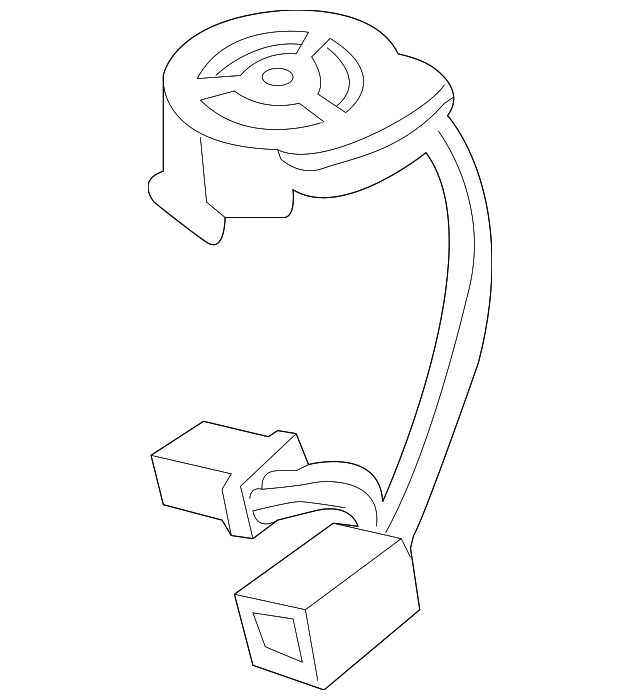 12766126 Деталь INST PNL SPEAKER, LEFT