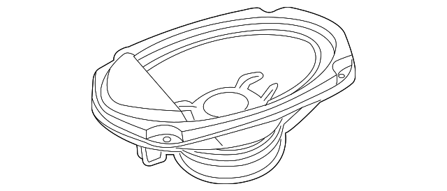 12786608 Деталь PKG TRAY SPEAKER, LEFT