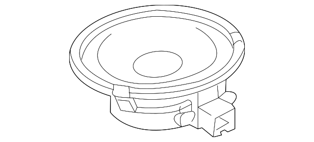 12800757 Деталь INST PNL SPEAKER