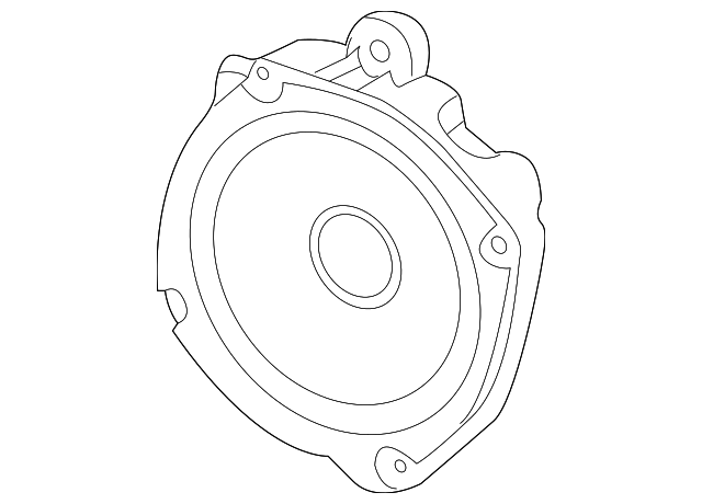 12800321 Деталь FRONT DR SPEAKER, LEFT