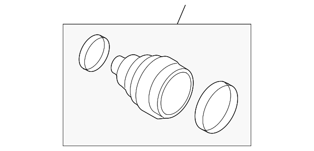 958-332-901-00 Деталь OUTER BOOT, RIGHT
