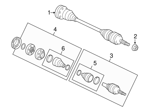 Cayenne DRIVE AXLES