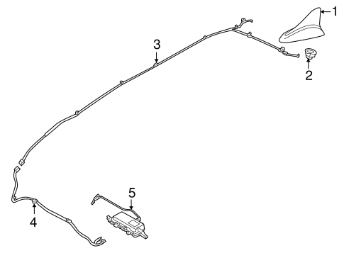 Antenna & Radio for 2019 Hyundai Elantra GT #0