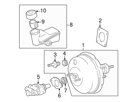 BRAKES/HYDRAULIC SYSTEM for 2004 Scion xA #1