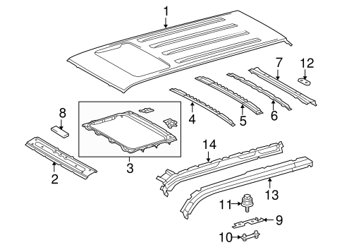 BODY/ROOF & COMPONENTS for 2016 Toyota 4Runner #1