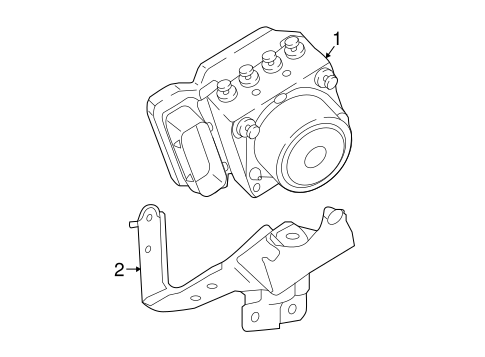 ABS Components for 2016 Nissan Murano #0