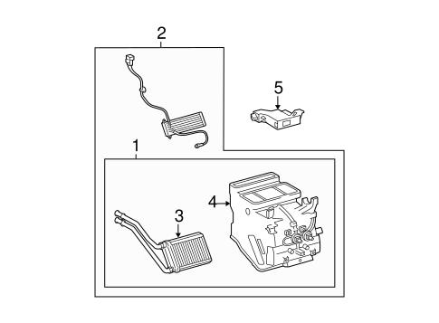 HVAC/HEATER COMPONENTS for 2011 Toyota Yaris #1